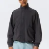 Relaxed Cotton Canvas Jacket – Washed Black Relaxed Cotton Canvas Jacket – Washed Black