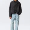 Relaxed Cotton Canvas Jacket – Washed Black Relaxed Cotton Canvas Jacket – Washed Black
