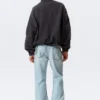 Relaxed Cotton Canvas Jacket – Washed Black Relaxed Cotton Canvas Jacket – Washed Black