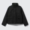 Relaxed Cotton Jacket – Black Relaxed Cotton Jacket – Black