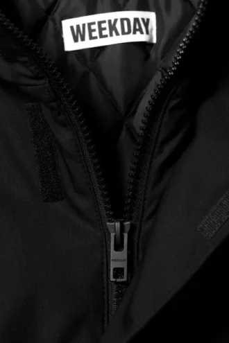 Relaxed Cotton Jacket – Black