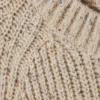 Relaxed Fit Nepped Knit Sweater – Dusty Ecru Melange Relaxed Fit Nepped Knit Sweater – Dusty Ecru Melange
