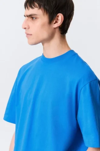 Relaxed Fit T-Shirt – Bright Blue