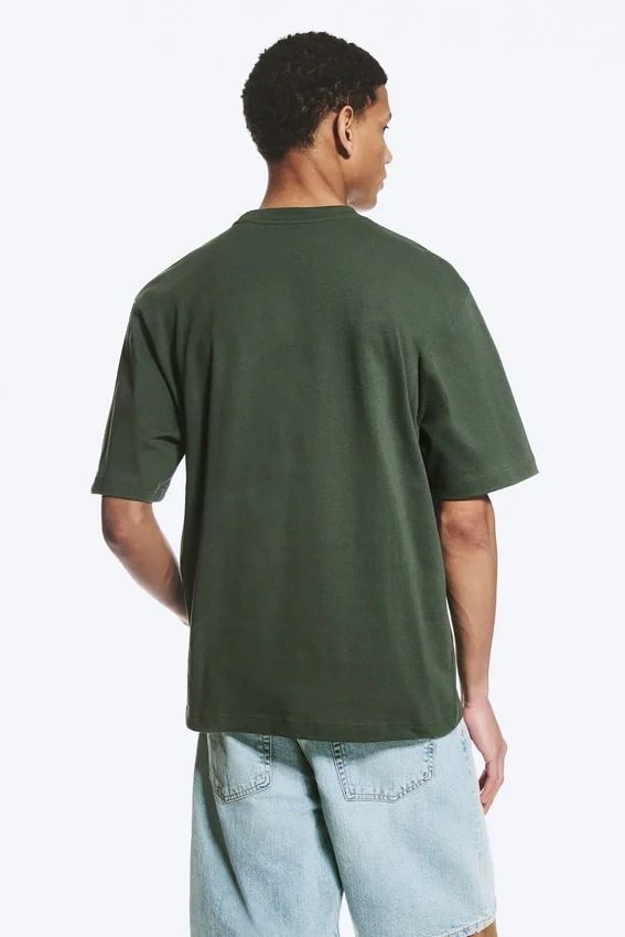 Relaxed Fit T-Shirt – Dark Green Relaxed Fit T-Shirt – Dark Green