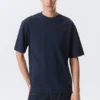 Relaxed Fit T-Shirt – Dark Navy Blue Relaxed Fit T-Shirt – Dark Navy Blue