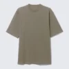Relaxed Fit T-Shirt – Dusty Khaki Green Relaxed Fit T-Shirt – Dusty Khaki Green
