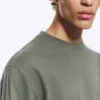 Relaxed Fit T-Shirt – Light Dusty Khaki Green Relaxed Fit T-Shirt – Light Dusty Khaki Green