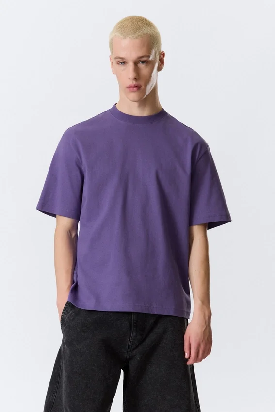 Relaxed Fit T-Shirt – Purple Relaxed Fit T-Shirt – Purple