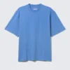 Relaxed Fit T-Shirt – Washed Blue Relaxed Fit T-Shirt – Washed Blue