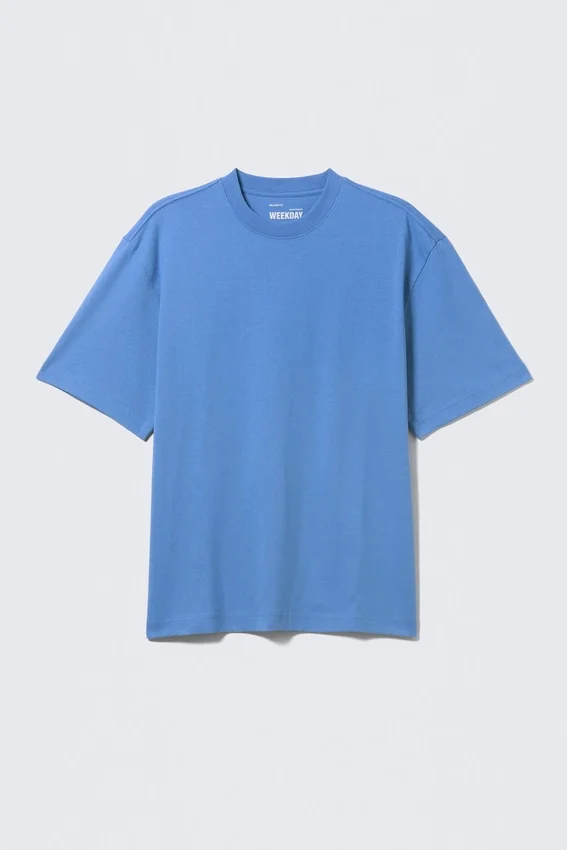 Relaxed Fit T-Shirt – Washed Blue Relaxed Fit T-Shirt – Washed Blue