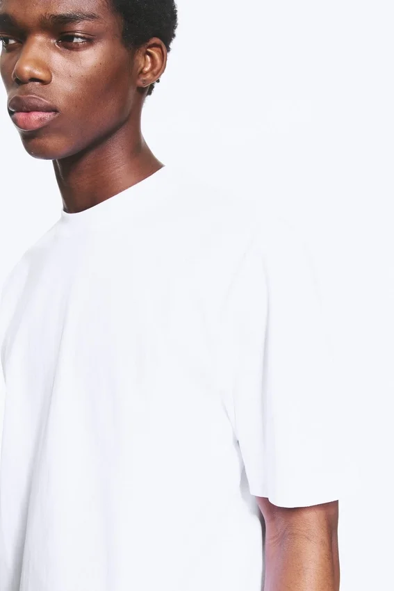 Relaxed Fit T-Shirt – White Relaxed Fit T-Shirt – White