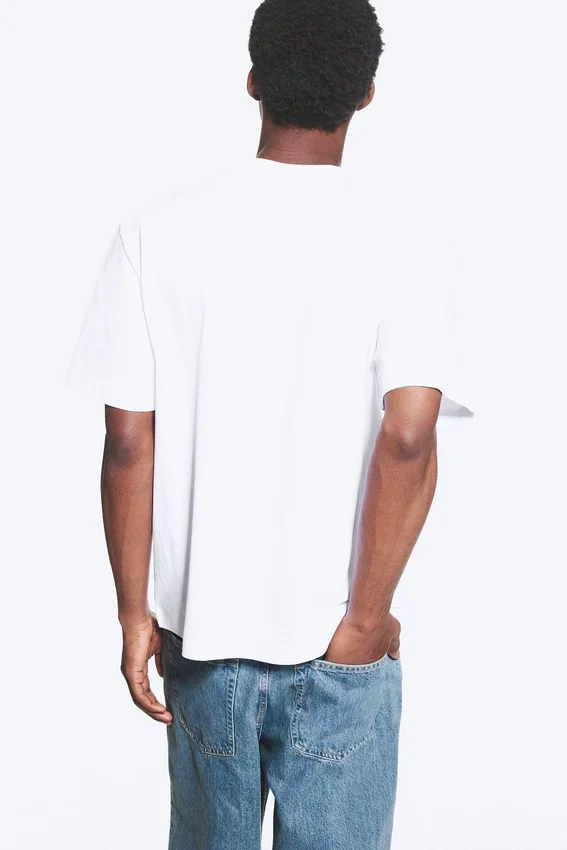 Relaxed Fit T-Shirt – White Relaxed Fit T-Shirt – White