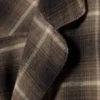 Relaxed Flannel Pyjama Shirt – Checked Dark Brown Relaxed Flannel Pyjama Shirt – Checked Dark Brown