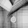 Relaxed Flannel Pyjama Shirt – Checked White Relaxed Flannel Pyjama Shirt – Checked White