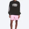 Relaxed Graphic Long-Sleeved T-Shirt – Black Relaxed Graphic Long-Sleeved T-Shirt – Black