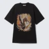 Relaxed Graphic Printed T-Shirt – Black – Dragon Gate Relaxed Graphic Printed T-Shirt – Black – Dragon Gate