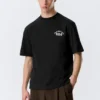 Relaxed Graphic Printed T-Shirt – Black – Team Building Relaxed Graphic Printed T-Shirt – Black – Team Building