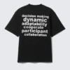 Relaxed Graphic Printed T-Shirt – Black – Team Building Relaxed Graphic Printed T-Shirt – Black – Team Building