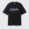 Relaxed Graphic Printed T-Shirt – Black – Wired Relaxed Graphic Printed T-Shirt – Black – Wired