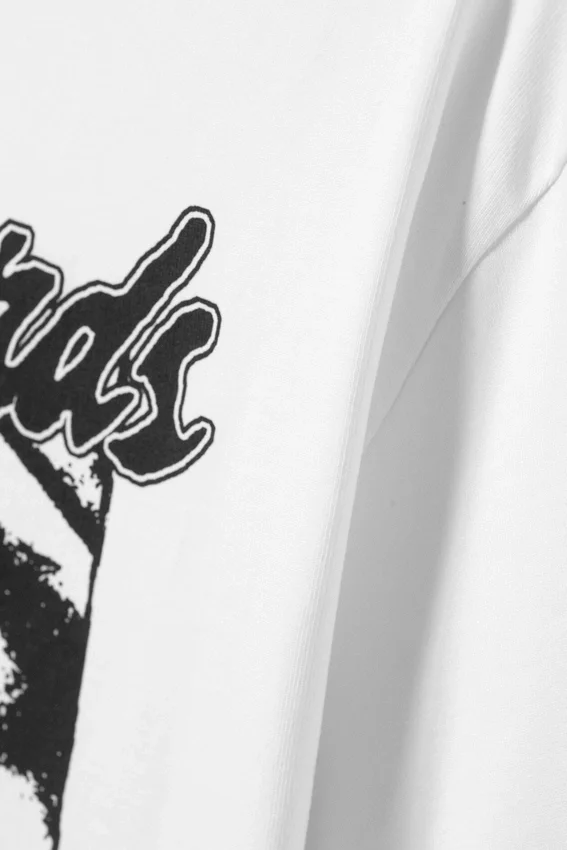 Relaxed Graphic Printed T-Shirt – White – Afterwards Relaxed Graphic Printed T-Shirt – White – Afterwards