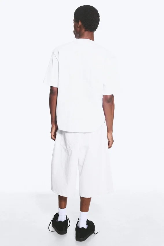 Relaxed Graphic Printed T-Shirt – White – Tomorrow is Today Relaxed Graphic Printed T-Shirt – White – Tomorrow is Today
