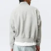 Relaxed Half-Zip Sweatshirt – Grey Relaxed Half-Zip Sweatshirt – Grey