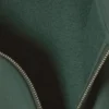 Relaxed Heavy Half Zip Sweater – Dark Green Relaxed Heavy Half Zip Sweater – Dark Green