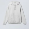 Relaxed Heavy Hoodie – Grey Melange Relaxed Heavy Hoodie – Grey Melange