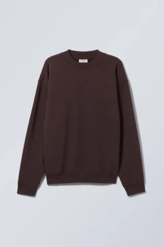 Relaxed Heavyweight Sweatshirt – Dark Purple Relaxed Heavyweight Sweatshirt – Dark Purple