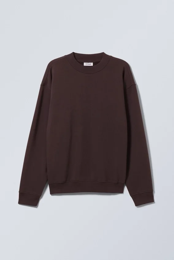 Relaxed Heavyweight Sweatshirt – Dark Purple Relaxed Heavyweight Sweatshirt – Dark Purple
