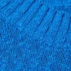 Relaxed Knitted Cotton Sweater – Bright Blue Relaxed Knitted Cotton Sweater – Bright Blue