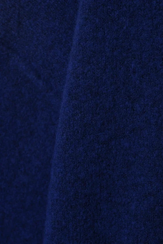 Relaxed Knitted Sweater – Dark Blue Melange Relaxed Knitted Sweater – Dark Blue Melange