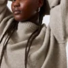 Relaxed Knitted Wool Sweater – Light Mole Melange Relaxed Knitted Wool Sweater – Light Mole Melange