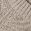 Relaxed Knitted Wool Sweater – Light Mole Melange Relaxed Knitted Wool Sweater – Light Mole Melange