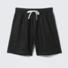Relaxed Linen Drawstring Shorts – Black Relaxed Linen Drawstring Shorts – Black