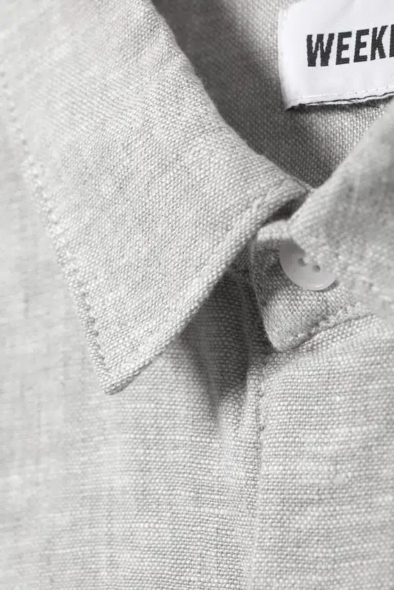 Relaxed Linen Short Sleeve – Dusty Grey Relaxed Linen Short Sleeve – Dusty Grey