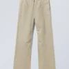 Relaxed Linen Trousers – Ecru Relaxed Linen Trousers – Ecru