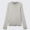 Relaxed Long-Sleeved Cotton T-Shirt – Washed Dark Mole Relaxed Long-Sleeved Cotton T-Shirt – Washed Dark Mole