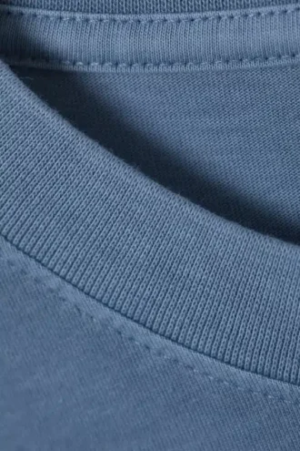 Relaxed Long-Sleeved Pyjama T-Shirt – Blue