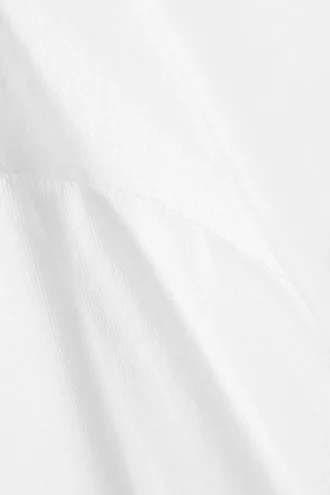 Relaxed Long-Sleeved Pyjama T-Shirt – White