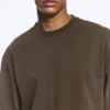 Relaxed Long-Sleeved T-Shirt – Dark Brown Relaxed Long-Sleeved T-Shirt – Dark Brown