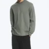 Relaxed Long-Sleeved T-Shirt – Dusty Khaki Green Relaxed Long-Sleeved T-Shirt – Dusty Khaki Green