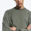 Relaxed Long-Sleeved T-Shirt – Dusty Khaki Green Relaxed Long-Sleeved T-Shirt – Dusty Khaki Green