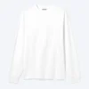 Relaxed Long-Sleeved T-Shirt – White Relaxed Long-Sleeved T-Shirt – White