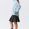 Relaxed Pile Fleece Jacket – Light Blue – Brown Lining Relaxed Pile Fleece Jacket – Light Blue – Brown Lining