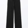 Relaxed Pyjama Trousers – Black