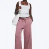 Relaxed Pyjama Trousers – Dusty Lilac Relaxed Pyjama Trousers – Dusty Lilac