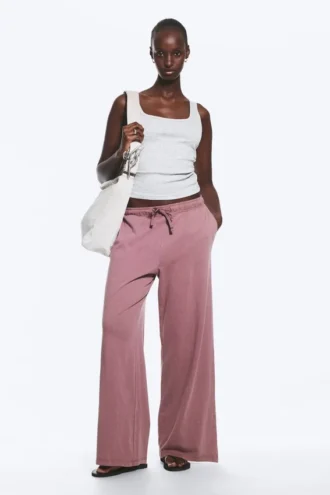 Relaxed Pyjama Trousers – Dusty Lilac