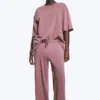 Relaxed Pyjama Trousers – Dusty Lilac Relaxed Pyjama Trousers – Dusty Lilac