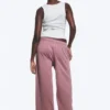 Relaxed Pyjama Trousers – Dusty Lilac Relaxed Pyjama Trousers – Dusty Lilac